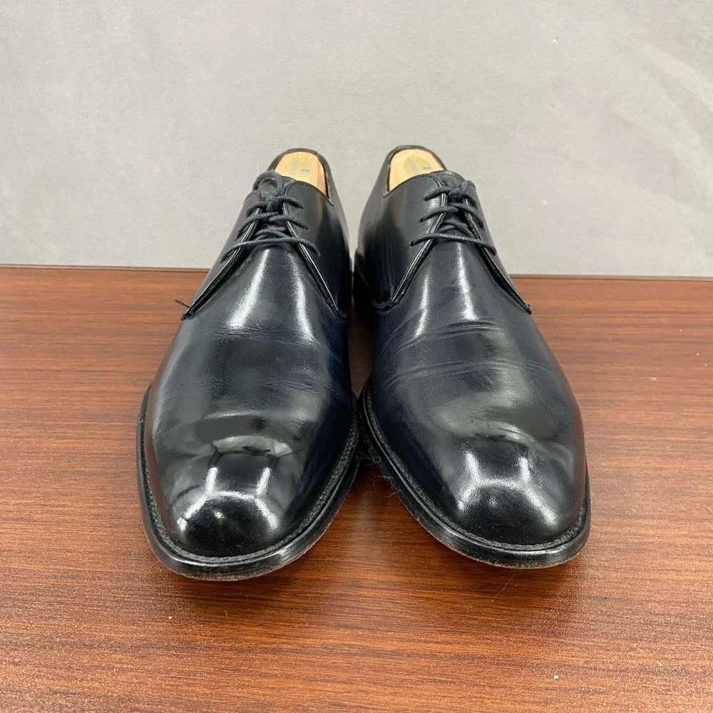 To Boot New York Winston 1898 Mens 9.5 Dress Shoes Black Leather Lace Up Derby